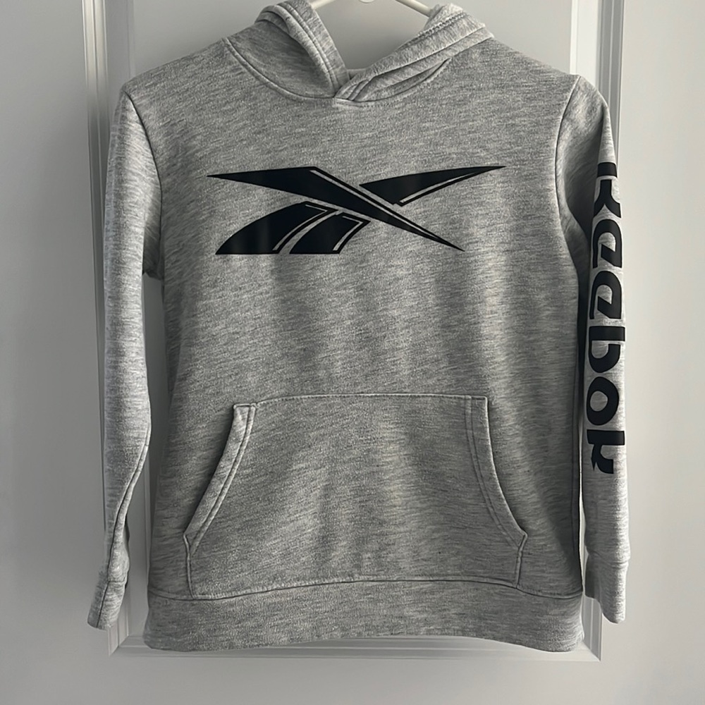 1 hoodie and 1 short sleeve shirt both Reebok